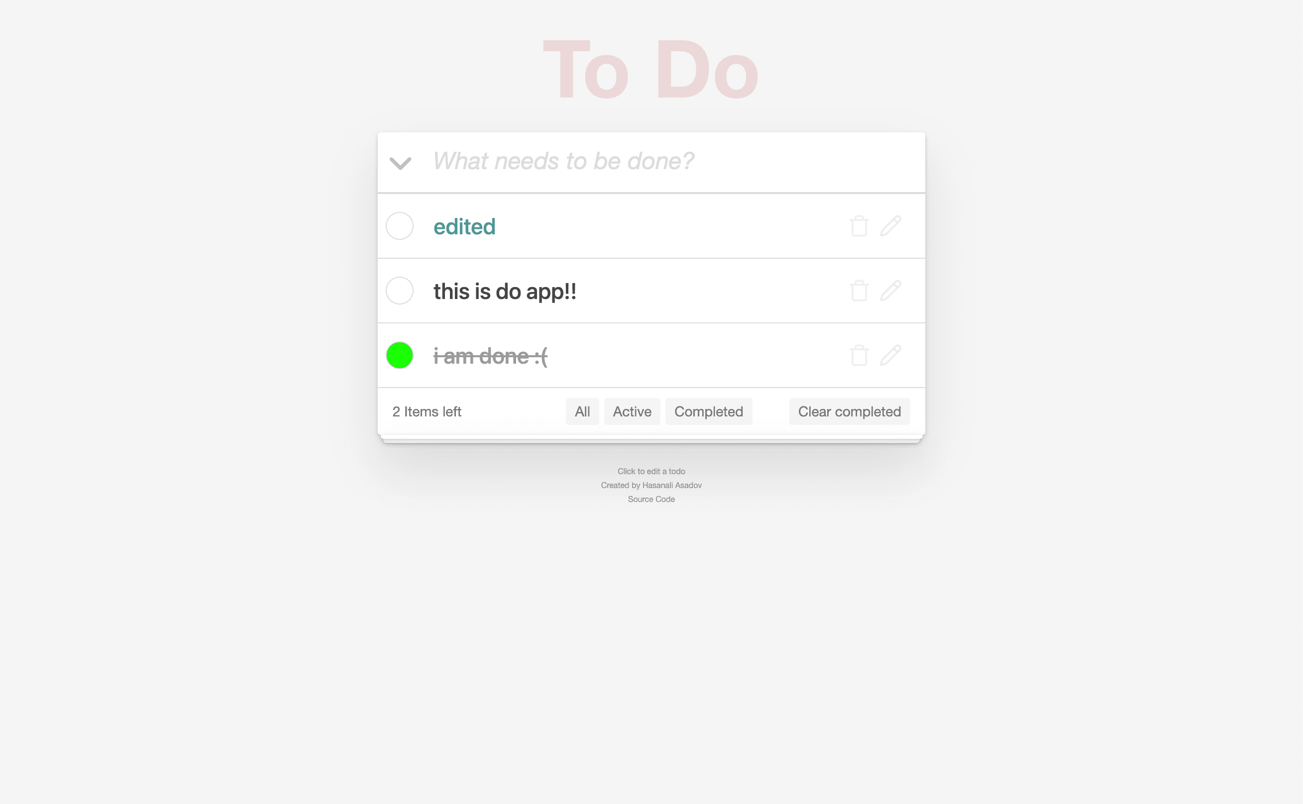 ToDo App